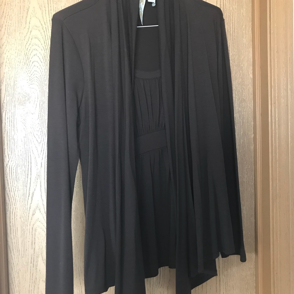Cardigan w/Shell, Size L